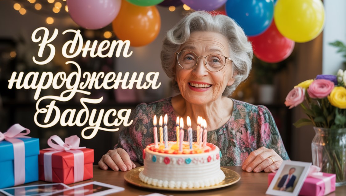 З Днем народження бабуся