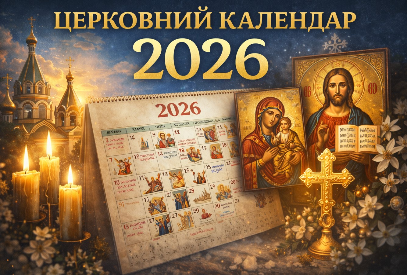 Церковний календар 2026