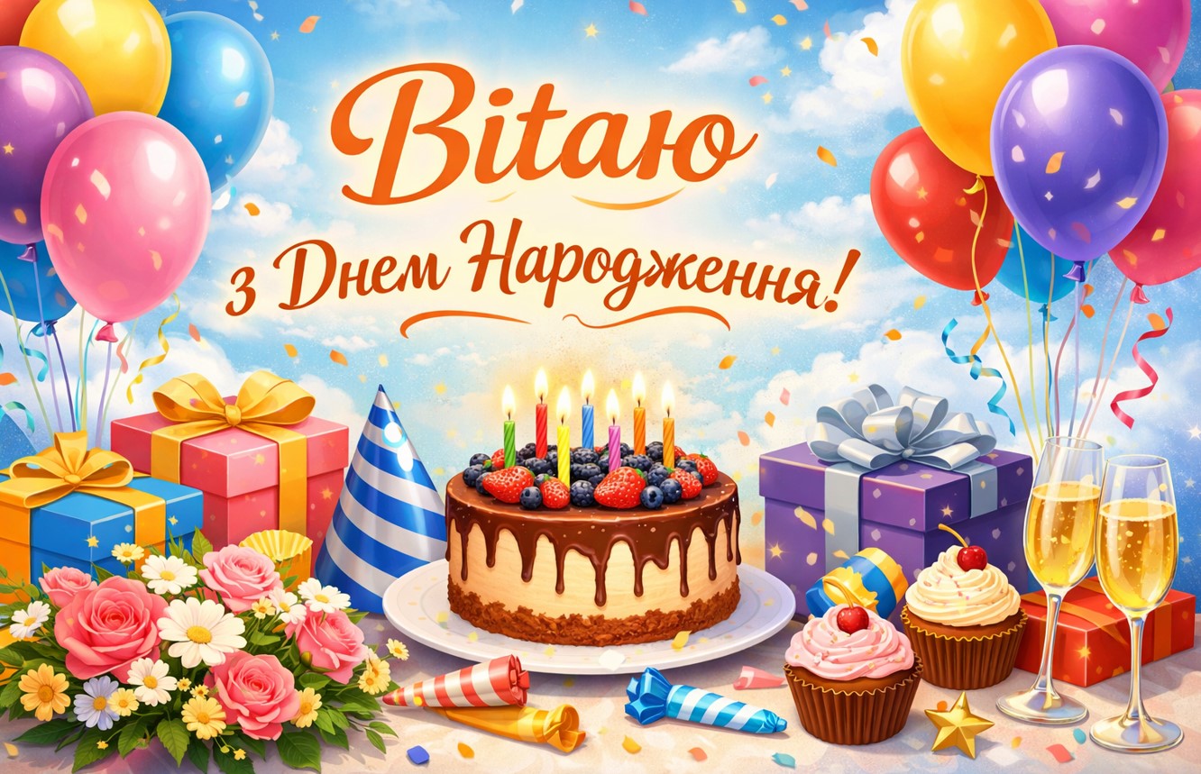 Вітаю з днем народження