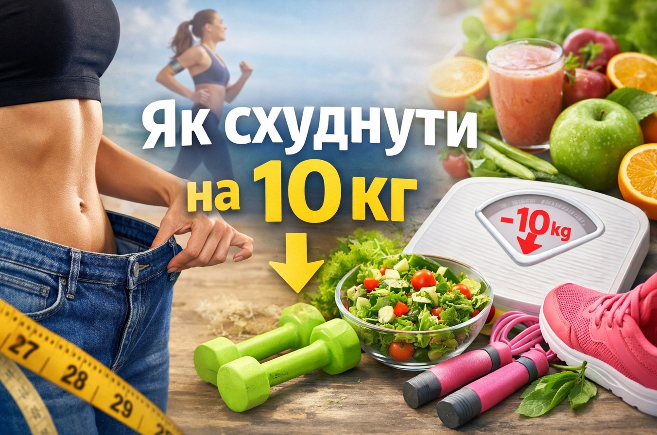 Як схуднути на 10 кг