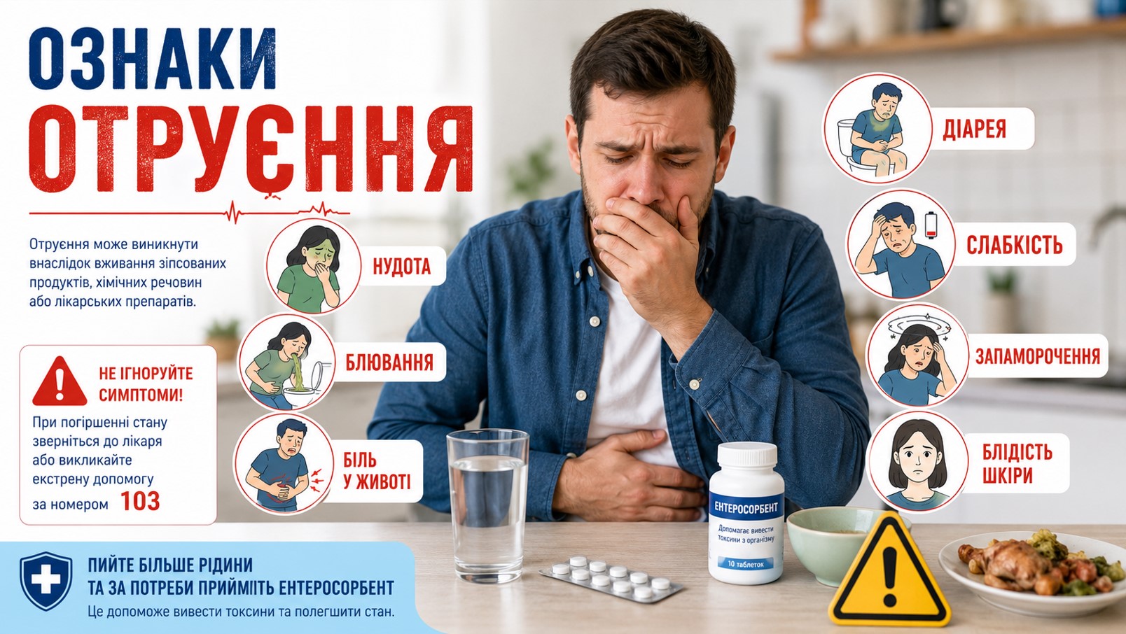 Ознаки отруєння