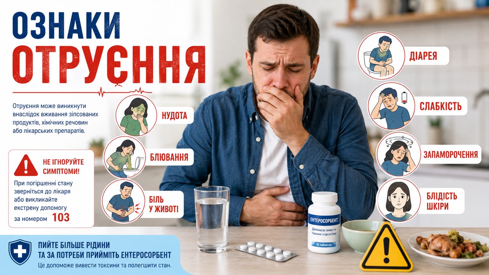 Ознаки отруєння